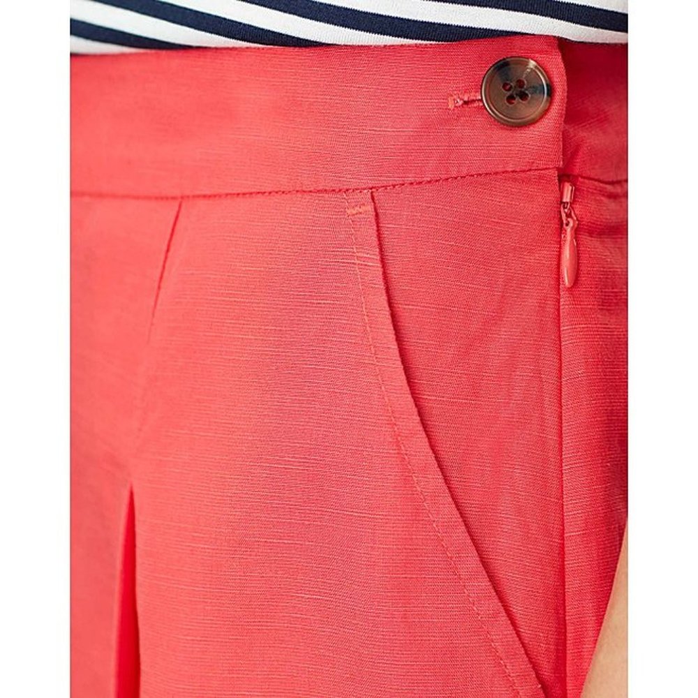 NWT Womens Size 10 Joules Alexi Crop Palazzo Wide-leg Pants in Bright Poppy - Picture 4 of 5
